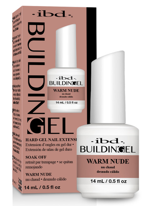 ibd Brush-On  Building Gel Warm Nude - 14 mL / .5 fl oz