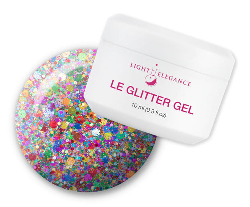 Light Elegance UV/LED Glitter Gel Everyone's A Critic - 10 ml