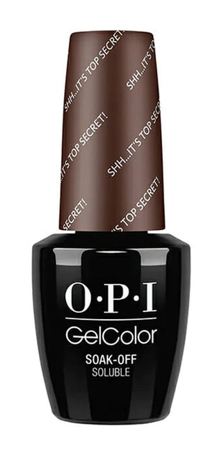 OPI Gelcolor Soak-Off Shh It's Top Secret - .5 oz 15mL