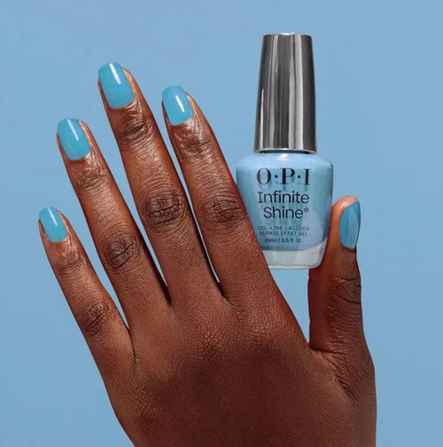 OPI Infinite Shine Never Leavin' Blue - .5 Oz / 15 mL