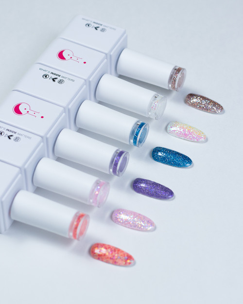Light Elegance P+ Glitter Gel Polish Out of This World Summer 2024 Collection