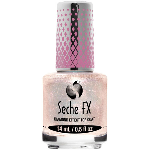 Seche FX Diamond Effect Top Coat Pink - .5 fl oz