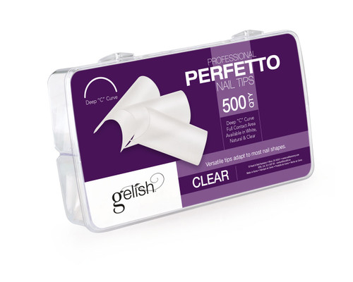 Gelish Professional Clear PERFETTO Nail Tips 500 CT