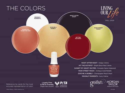 Morgan Taylor FALL 2025 Living  Our Life collection