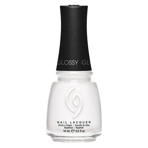 China Glaze Nail Lacquer White on White - 0.5 oz