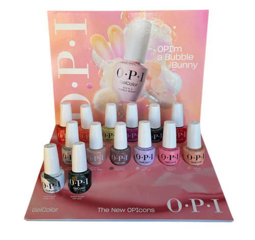 OPI GelColor Intelli-Gel OPIcons Spring 2026 collection - 14 PC Display