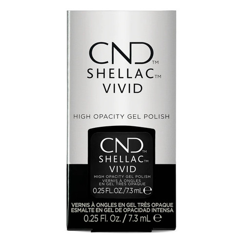 CND SHELLAC VIVID Black Tuxedo - 0.25 fl. oz. / 7.3mL