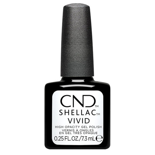 CND SHELLAC VIVID White Gloves - 0.25 fl. oz. / 7.3mL