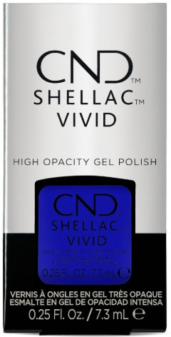 CND SHELLAC VIVID Lazali Blue - 0.25 fl. oz. / 7.3mL