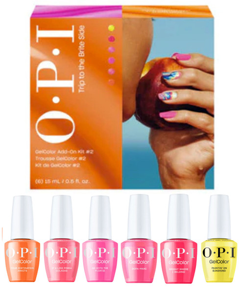 OPI☆32本セット OPI GelColor Summer 2026 Trip to the Brite Side Collection Add-On
