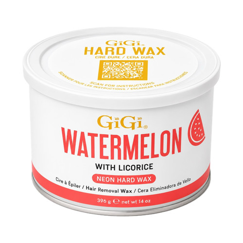 GiGi Neon Hard Wax Watermelon - 14oz