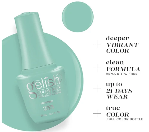 Gelish Color Plus Gel Nail Polish Dew You Mind? - 0.5 fl oz
