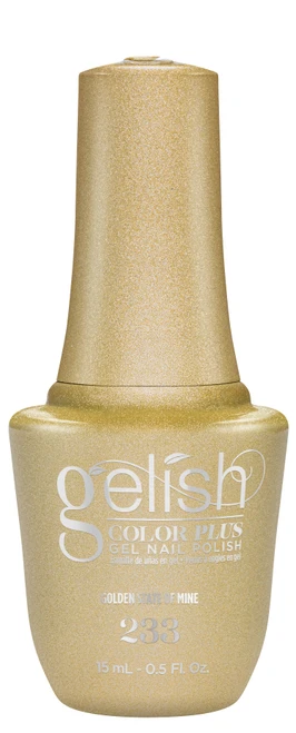 Gelish Color Plus Gel Nail Polish Golden State Of Mine - 0.5 fl oz