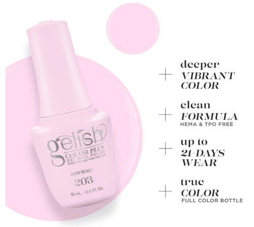Gelish Color Plus Gel Nail Polish Worth The Wait - 0.5 fl oz