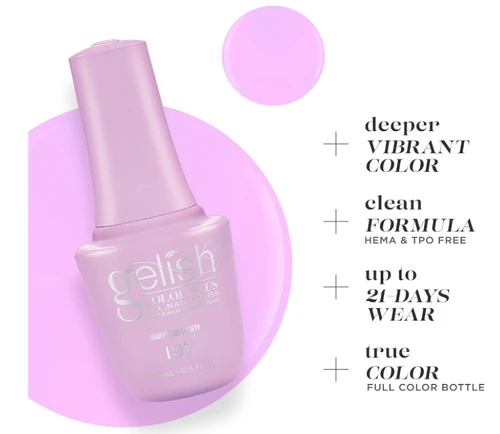 Gelish Color Plus Gel Nail Polish High Polish Society - 0.5 fl oz