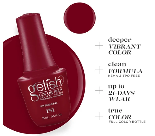 Gelish Color Plus Gel Nail Polish Fifty Shades Of Slay! - 0.5 fl oz