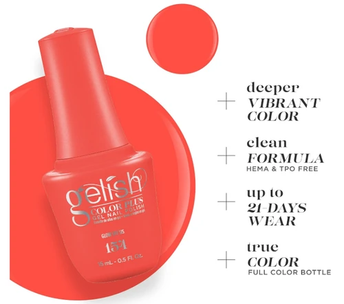 Gelish Color Plus Gel Nail Polish Glow Off Sis - 0.5 fl oz