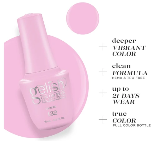 Gelish Color Plus Gel Nail Polish Lilac My Boo - 0.5 fl oz