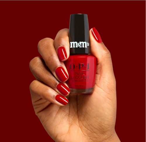 OPI x M&M'S Nail Lacquer Melt in Your Mani HRT02 - .5 oz fl