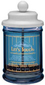 Let's Touch Manicure Glass Jar