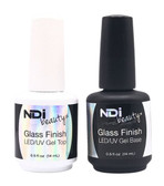 NDI Beauty Glass Finish LED/UV Gel Top & Base - .5 oz