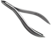 Niko Silver Cobalt Round Cuticle Nipper # 12