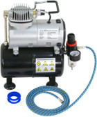 Pro 1/5 HP Airbrush Air Compressor w/ 3L Tank