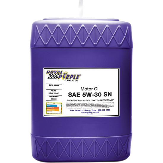Royal Purple 5W-30 High Performance Synthetic Motor Oil