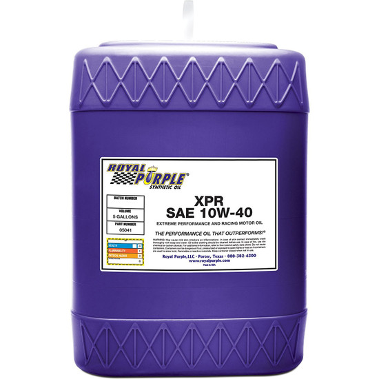 Royal Purple XPR 10W-40 Extreme Performance Racing Oil