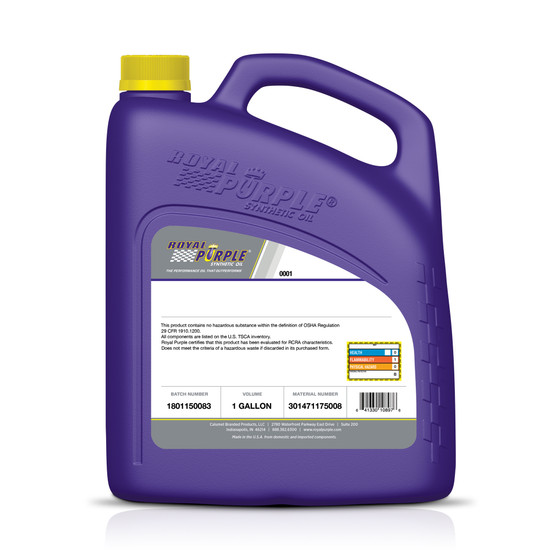 Royal Purple SAE 0W-20 Synthetic Motor Oil - 1 qt bottte