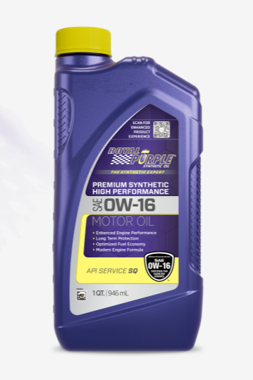 SAE 0W-16 High Performance Synthetic Motor Oil