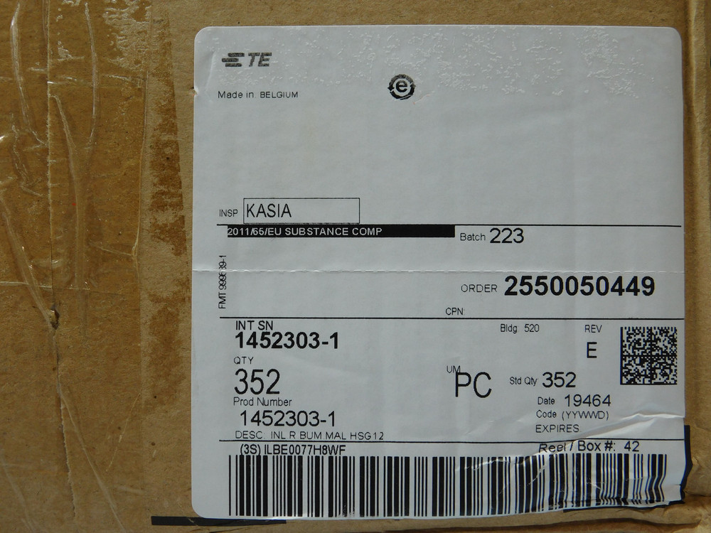 TE CONNECTIVITY 1452303-1