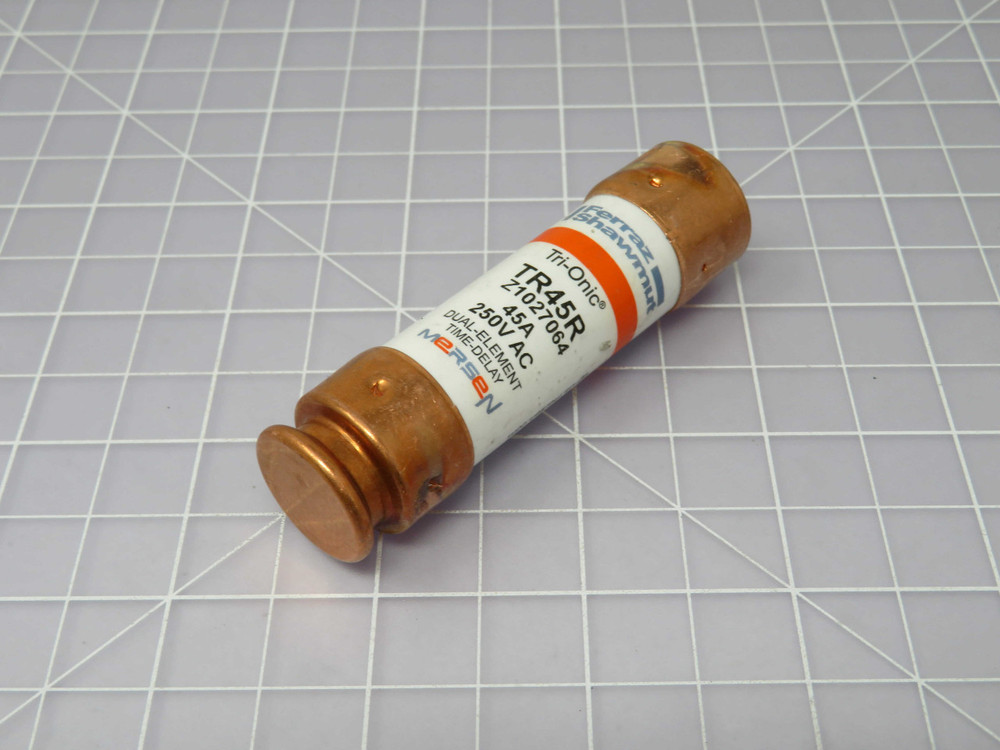 Mersen TR45R Class RK5 Time-Delay Fuse, 45A 250V