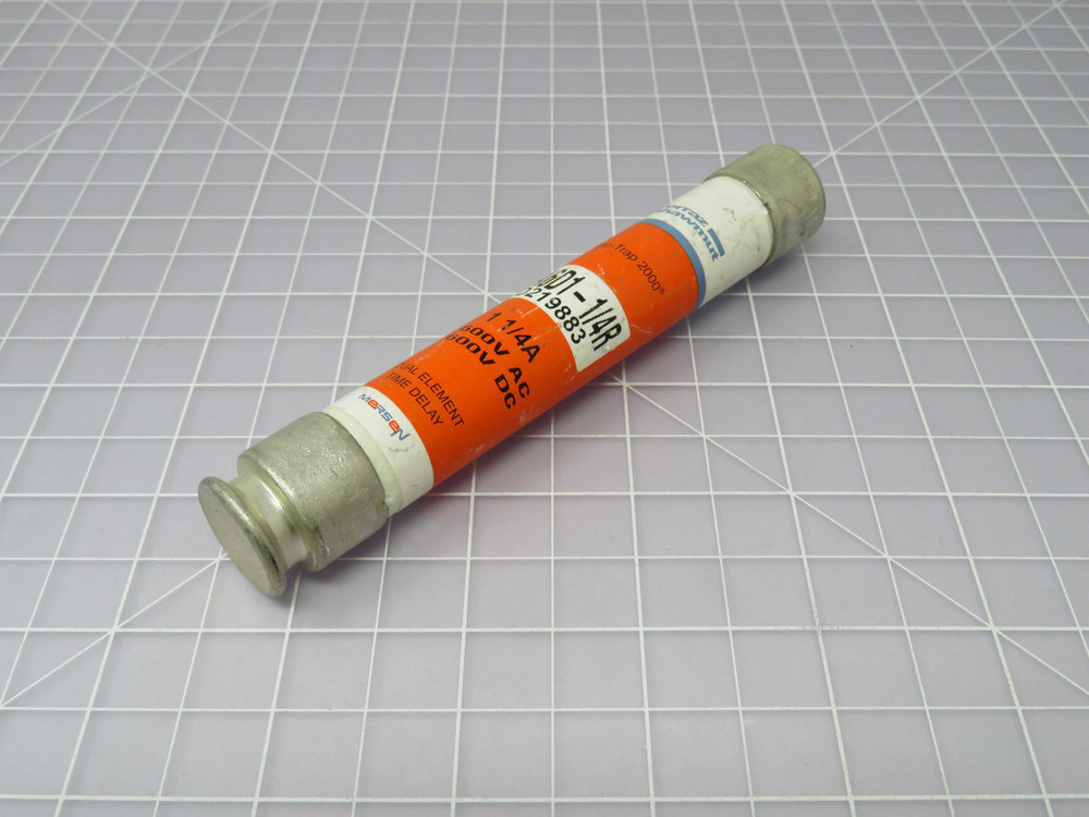 Mersen A6D1-1/4R Class RK1 Time-Delay Fuse, 1.25A 600V