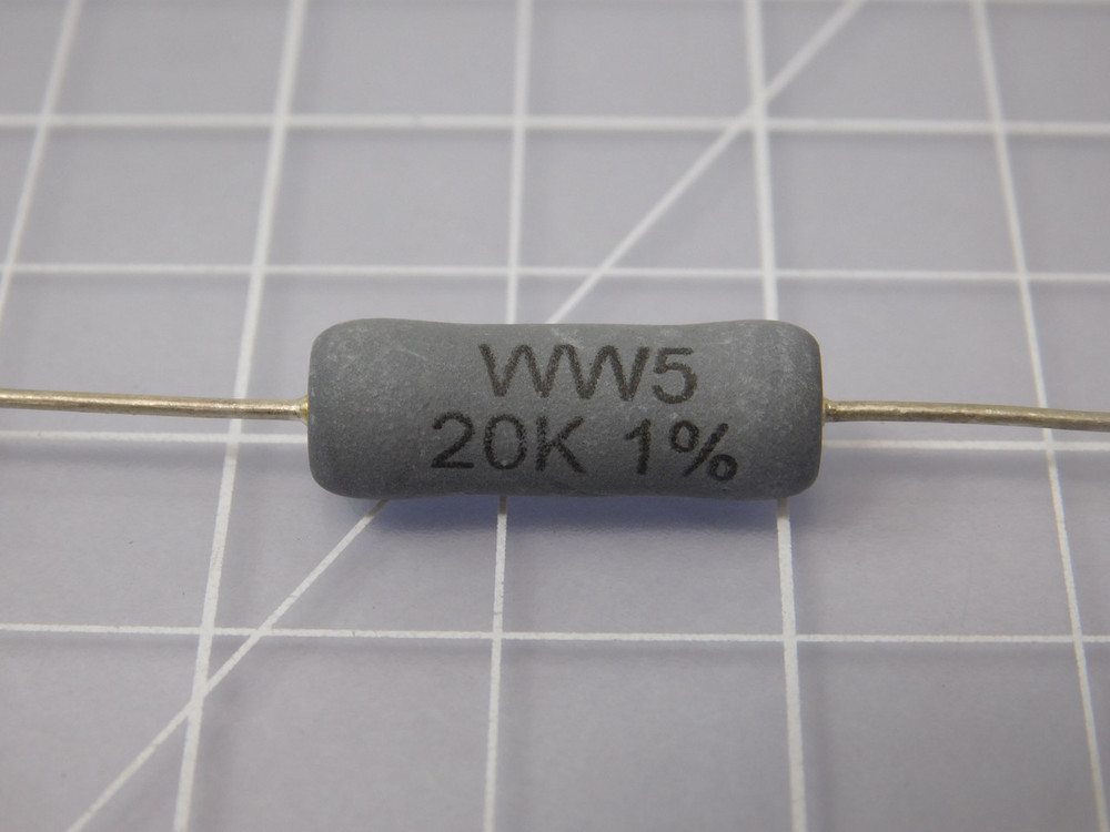 Stackpole WW5FT20K0 Wirewound Resistor, 20kΩ, 1%, 5W