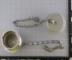Lot of 13 DEUTSCH HDC34-24  DUST CAP, 24SZ, PLG, AL, LANYARD, HD30 X115441