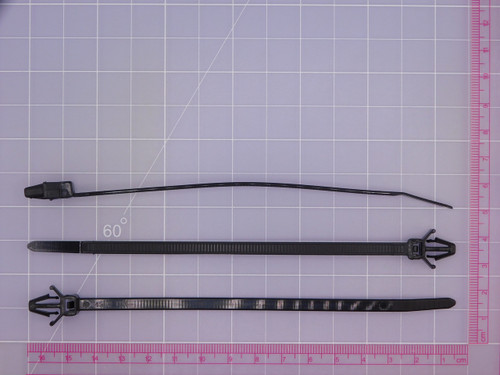 HELLERMANNTYTON 126-00049 T50SSFM HIRHS BK WNGPSHMNT TIE, Cable Tie Mounts T50SSFM BLK