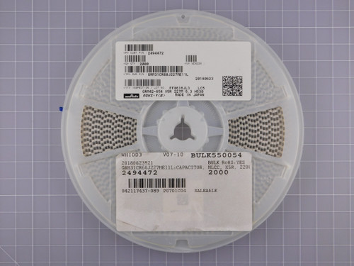 MURATA GRM31CR60J227ME11L parts for sale