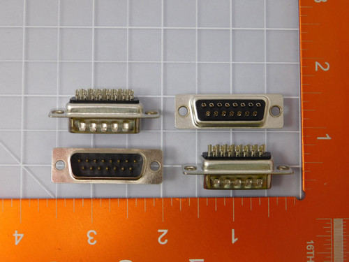 REGAL ELECTRONICS R4007-15 Q00669 dsub conn 15 M soldercup Mt. Hole