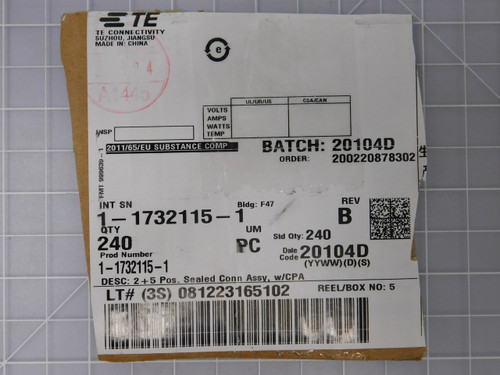 TE CONNECTIVITY 1-1732115-1  X88906