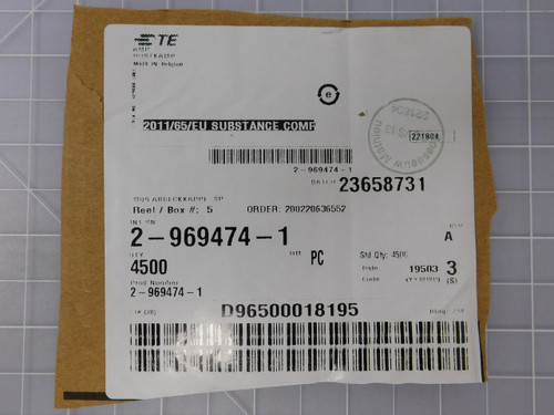 Lot of 317 TE CONNECTIVITY 2-969474-1  X88914