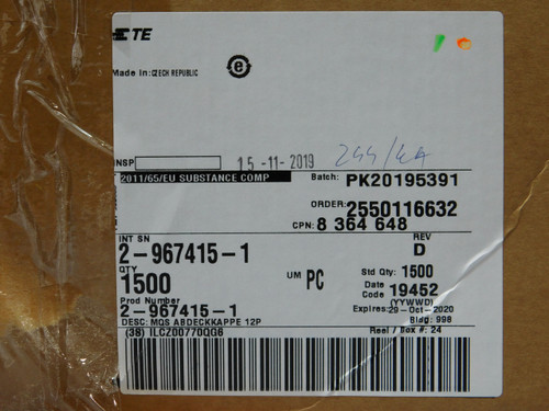 TE CONNECTIVITY 2-967415-1  X88916