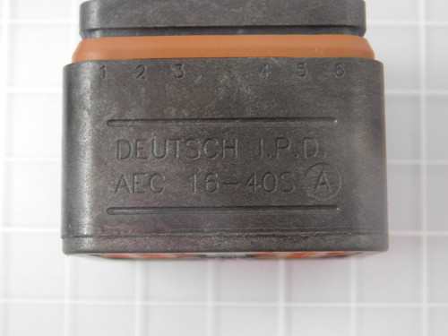 Lot of 18 DEUTSCH AEC16-40SA  X89900 Automotive Connectors 40P PLUG ASM, KEY A AEC SERIES