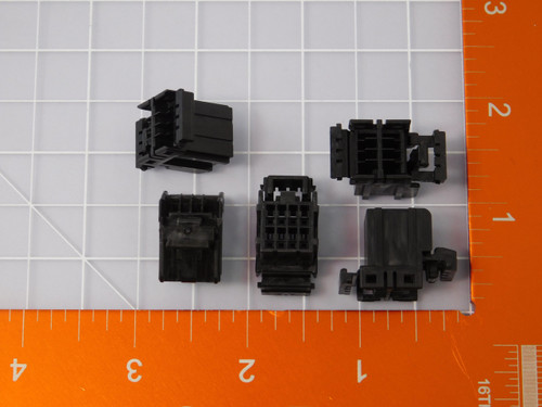 Lot of 465 TE CONNECTIVITY 174044-2  X91704 CONN PLUG HSNG 8POS DUAL BLACK