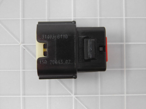 Lot of 333 MOLEX 31403-6110  X91048 Automotive Connectors MX64 06P REC KEY A BLK