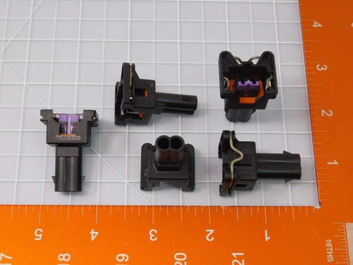 TE CONNECTIVITY 444496-1  X90410 Automotive Connectors HSG ASS'Y 2 POSN JR POWER