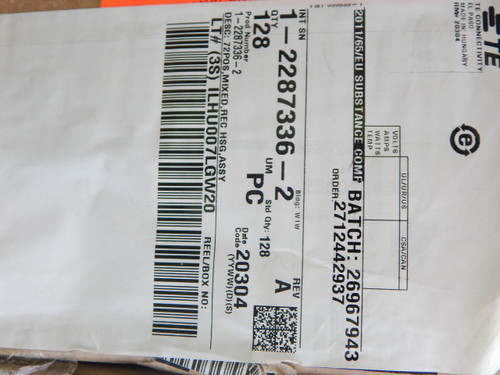 TE CONNECTIVITY 1-2287336-2  X90415 Automotive Connectors 72POS,MIXED,REC HSG,ASSY
