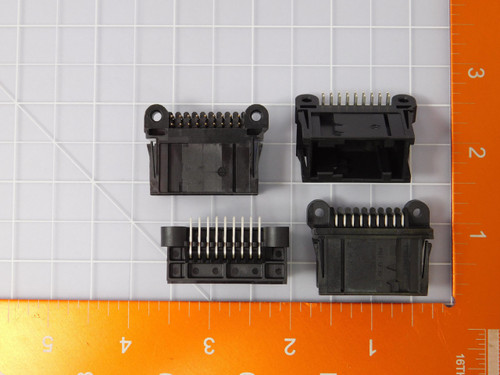 Lot of 110 TE CONNECTIVITY 1-963539-1  X93501 MQS PIN HEADER 2X9POS