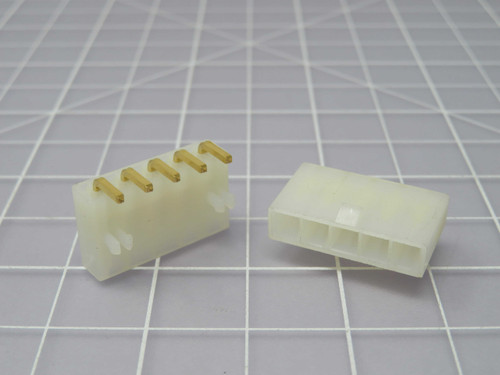 Lot of 181 MOLEX 39-30-3057  X96242 Headers & Wire Housings 5 CKT R/A HEADER