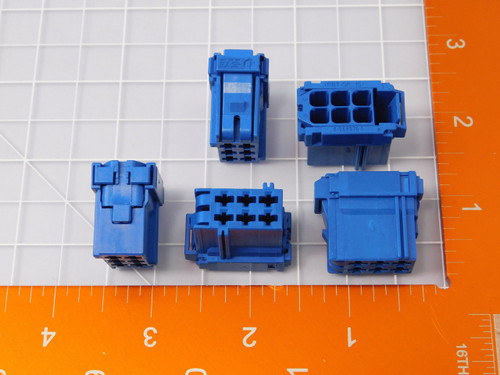 Lot of 106 TE CONNECTIVITY 8-968970-1  X93522 CONN RCPT HSNG 6POS MCP .110